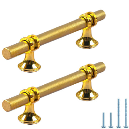 gold and gold cabinet handles - Rovnboao